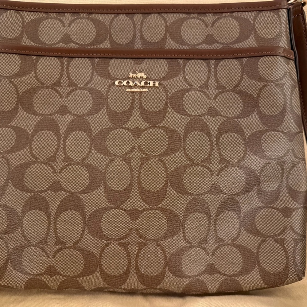 Coach Dark Brown Leather Interior